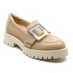 Softwaves mocassin beige leder 8.36.11
